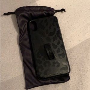 Loopy Case in Midnight Leopard for iPhone X/XS